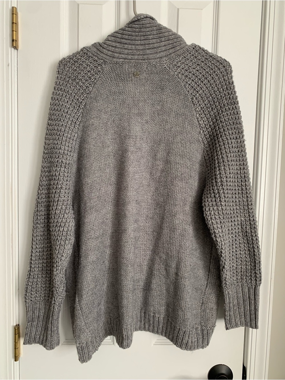 PRANA Women’s Gray Long Sleeve Single Button Cardigan Sweater - Picture 7 of 7